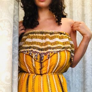 FREE PEOPLE strapless one piece size M